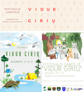 Pirmųjų festivalių plakatai 2014-2016 m.