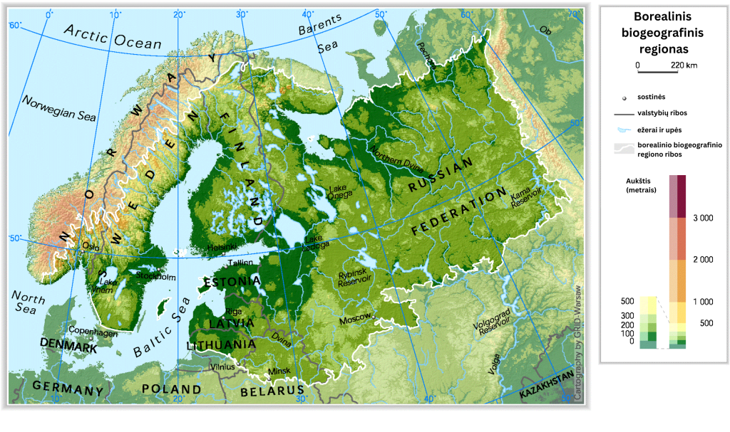 Borealinis biogeografinis regionas. Europos aplinkos apsaugos agentūra (European Environment Agency, EEA)